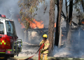 Bendigo Kart Club ha been rocked by a fire that claimed its canteen. Image: Bendigo Advertiser/Enzo Tomasiello